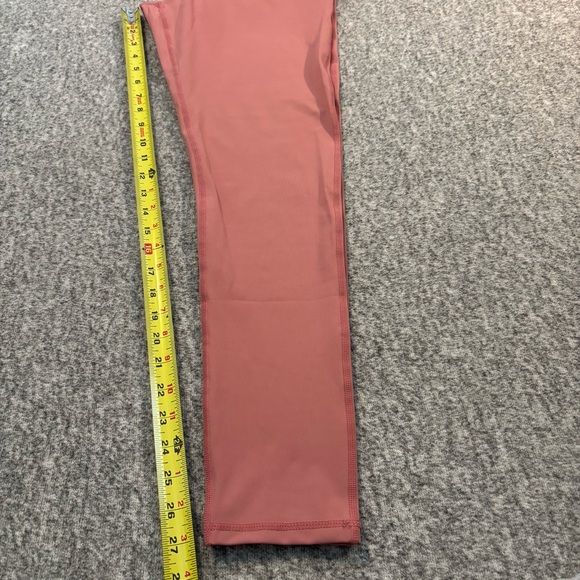 Queenieke Dusty Pink High Waist Running Leggings Size 16 Full Length Workout - Picture 8 of 9